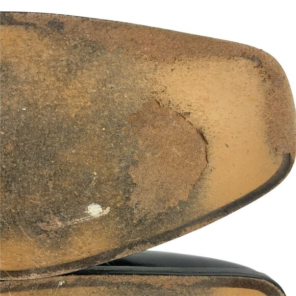 Fortune From Liberty Mens Black White Leather Oxford Shoes 10.5 Retro Rockabilly - Picture 10 of 12